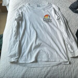 White long sleeve cabo top - size small
